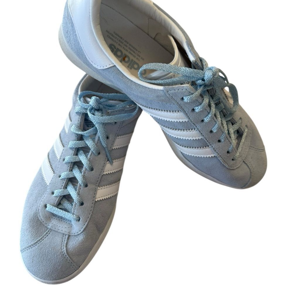adidas Light Blue and White Women's Shoes